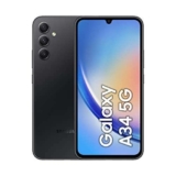 Samsung Galaxy A34 5G Smartphone Android, Display FHD+ Super AMOLED 6.6”, 8GB RAM e 256GB di memoria interna espandibile, Batteria 5.000 mAh, Awesome Graphite [Versione Italiana]