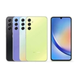 Samsung Galaxy A34 5G Smartphone Android, Display FHD+ Super AMOLED 6.6”, 6GB RAM e 128GB di memoria interna espandibile, Batteria 5.000 mAh, Awesome Graphite [Versione Italiana]