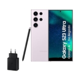 Samsung Galaxy S23 Ultra, 512 GB + Caricatore da 45 W – Smartphone Android con IA, telefono cellulare sbloccato, colore rosa (versione spagnola)
