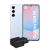 Samsung Galaxy S24 FE Smartphone AI, Caricatore Incluso, Display Dynamic AMOLED 2X 6.7”, Dual SIM, Fotocamera 50MP, 8GB RAM, 128GB, Batteria a lunga durata, IP68, Blue [Versione Italiana]