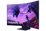 Samsung Monitor Gaming Odyssey Ark (S55BG970), Curvo (1000R), 55”, 3840×2160 (UHD 4K), Mini-LED, HDR10+, 165Hz, 1ms, Freesync Premium Pro, HDMI,USB, WiFi, Bluetooth,Casse Integrate,HAS, Versione 2022
