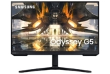 Samsung Monitor Gaming Odyssey G5 (S32AG504), Flat, 32”, 2560×1440 (QHD), HDR10, IPS, 165 Hz, 1 ms, FreeSync Premium, G-Sync, HDMI, Display Port, Ingresso Audio, HAS, Pivot, Flicker Free