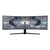 Samsung Monitor Gaming Odyssey G9 (C49G95), Curvo (1000R), 49″, 5120×1440 (Dual QHD), 32:9, HDR1000, HDR10+, VA, 240 Hz, 1 ms, Freesync Pro, G-Sync, Display port, Ingresso Audio, HAS