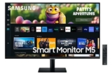 Samsung Smart Monitor M5, Flat 32”, 1920×1080 Full HD, Smart TV Amazon Video, Netflix, Airplay, Mirroring, Office 365, Wireless Dex, Casse Integrate, IoT Hub, WiFi, HDMI
