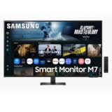 Samsung Smart Monitor M7 (S43FM702), Flat 43”, 3840×2160 (UHD 4K), Smart Hub con AI, Office 365, Gaming Hub, Speaker Integrati, Telecomando, WiFi, HDMI, USB-C