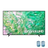 Samsung Smart TV 43″ UE43DU8070UXZT, Crystal UHD 4K, 4K Upscaling, Airslim Design, DVBT-2, Q-Symphony & Adaptive Sound, Integrato con Bixby, comp con Alexa e Google Assistant, Black 2024