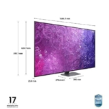 Samsung TV Neo QLED QE65QN90CATXZT, Smart TV 65″ Serie QN90C, Neo QLED 4K UHD, Dolby Atmos, Alexa e Google Assistant integrati, Carbon Silver, 2023, DVB-T2