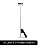 Samsung TV Neo QLED QE75QN95BATXZT, Smart TV 75″ Serie QN95B, Neo QLED 4K UHD, Alexa e Google Assistant integrati, Bright Silver, 2022, DVB-T2