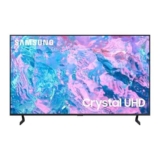 Samsung TV UE50CU7090UXZT Crystal UHD 4K, Smart TV 50″, Crystal Processor 4K, Slim Look, Q-Symphony e OTS Lite, DVBT-2, Integrato con Bixby, compatibile con Alexa e Google Assistant, Black [2024]