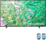 Samsung TV UE85DU8070UXZT LED 4K, Smart TV 85″ Crystal Processor 4K, Slim Look, DVBT-2, Q-Symphony & Adaptive Sound, compatibile con Alexa, Bixby e Google Assistant, Black 2024
