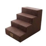 Scalini per animali domestici 4-step Ramp Cat Arrampicata Attività Scaletta Cuscino Pet Dog Scale Per Divano Letto Antiscivolo 2 Colori Lavabile 38x54x40cm (Color : B, Size : 2pack)