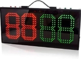 Scheda sostitutiva per arbitro di calcio, display a LED, attrezzatura elettronica da calcio per cambio giocatore, display punteggio partita su un solo lato