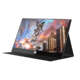 Schermo da viaggio Monitor portatile con sensore di gravità wireless 4K da 15,6 pollici IPS Frequenza di aggiornamento 60Hz Espansione esterna for telefono cellulare portatile Risoluzione 3840 * 2160