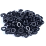 Schläfer 183315 | Set Guarnizioni per Aeratore M24x1 Rubinetto acqua Bagno e Cucina, Guarnizioni idrauliche in Gomma piatta per riduzione M24(i) x h 2.8mm – Conf. 50Pz