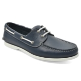 Seajure Scarpe da barca da uomo Laurito blu navy e bianco pelle, Blu navy e bianco, 43 EU