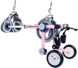 Sedia a rotelle leggera e regolabile per cani di piccola taglia – Supporto per gambe posteriori per la mobilità, migliora la camminata e la riabilitazione per animali disabili, design confortevole e