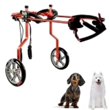 Sedia a rotelle regolabile XL per zampe posteriori – Carrello paralizzato per cani, supporto leggero per animali disabili, facile mobilità per cani