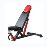 Sedia da fitness con panca con manubri, inclinazione multiuso regolabile, attrezzatura per il fitness adatta per la palestra di casa