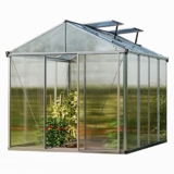 Serra GFP Premium 22 telaio in alluminio 222 x 294 cm, lastre a doppia parete di 10 mm, con 2 apri-finestra automatici