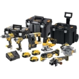 Set di 7 strumenti 18 V (3 x 5,0 Ah) in 3 scatole T-STAK – DEWALT DCK755P3T