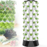 Set di torri idroponiche per coltivazione idroponica, sistema di coltivazione automatizzata per torre aeroponica da giardino, kit di coltivazione idroponica per interni; esterni con adattatore timer