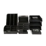 Set regalo da scrivania da ufficio moderno porta carte di credito grande organizer per cancelleria, scatola per fazzoletti e vassoio per documenti, accessori eleganti e funzionali per spazio di lavoro