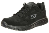 Skechers Burns- Agoura Uomo Scarpe da ginnastica, Black, 43 EU