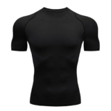 Smatstyle Maglietta Compressione Uomo Maglia Manica Corta,Camicia per Allenamento Correre Ciclismo Traspirante Rapida Asciugatura Sports Top,per Palestra Sportiva