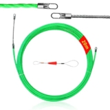 Sonda Passacavi, Sonda Passacavi 20 Metri, 4.5mm Sonda Elettricista, Molla Elettricista, Sonda Passacavi Professionale, Pilota Passacavi, con Molla di Guida(Verde)