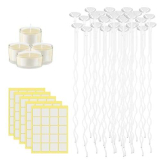 Stoppini per Candele, 15cm Stoppini di Naturali Candela,stoppini per candele fai da te,per Creare Candele Profumate,Cotone Naturale per Fabbricazione di Candele Candela