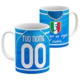 StudioPixelStore Tazza Personalizzata – Idea Regali Personalizzati – Mug Personalizzabile con Squadre del Campionato Italiano – Tazze in Ceramica per la Colazione – (Tifosi Napoli)