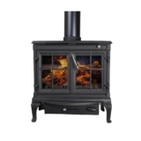 Stufa a Legna Camino in stile europeo Stufa a legna con vero fuoco Stufa for riscaldamento in ghisa for uso domestico Villa rurale Stufa a legna retrò di fascia alta con set completo di accessori Stuf