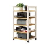 Supporto per Stampante Stampante a 5 Livelli Stampante Moderna Verticale Mobile Stampante in Legno Scaffale Organizzatore da scrivania Casa Ripiano della Stampante(A)