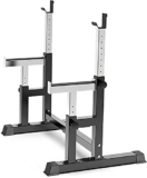 Supporto per bilanciere, supporto per squat, supporto per panca piana, supporto per squat regolabile, supporto per squat, stazione per dip multifunzione, supporto per dip, palestra domestica, attrezz