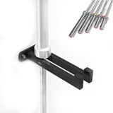 Supporto per bilanciere verticale, supporto per bilanciere da parete in acciaio, 3 ganci per barre, adatto per barre da 2″, supporto portatile per attrezzi da allenamento per casa/palestra, spazio