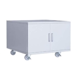 Supporto per stampante mobile sotto la scrivania supporto per stampante carrello da lavoro con ruote in acciaio supporto stampante finitura verniciatura a polvere mobili per ufficio rack di stoccaggio