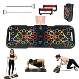 Surplex 41 in 1 Push Up Rack Board Fitness Gear Power Press Push Up Staffa System Workout Training Gym Esercizio Rack per Body Building Allenamento con Fascia di Resistenza＆Contatore Intelligente