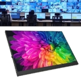 SustVita Monitor portatile HD 1920×1200, monitor touchscreen da 16 pollici con doppi altoparlanti, monitor esterno a 60Hz per laptop, mini PC e giochi