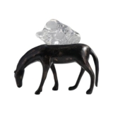 TAHALI Saturey Decorazioni for Il Desktop Stile Moderno Cinese Decorazione for Cavallo da Lavoro Animale Creativo Soggiorno Bogu Scaffale Portico Decorazione for Tavolo Ornamenti for Desktop