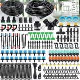 TAVADA Kit per Irrigazione a Goccia,200+ Kit di Irrigazione a Goccia,Sistema di irrigazione da Giardino con Ugello Regolabile e Dripper,Micro Drip Irrigation Kit di Microirrigazione per Giardino Orto