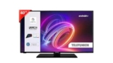 TELEFUNKEN Smart TV 40″ Full HD TE40550G54V4DAZ, TV LED 40 Pollici con Google Assistant Integrato, Compatibile con Google Home, Digitale DVB-T2, Dolby Vision HDR10, Android TV, Dolby Audio