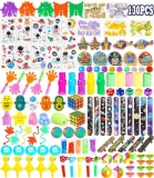 TIDEVAN 130 Pezzi Pinata Assortiti Regalo Bambini Regalini Riempitivi di Pinata Gadget Bambini Regalo Giocattoli Gadget Festa Compleanno Regalo Festa Compleanno per Bambini e Bambine Giochi per Feste