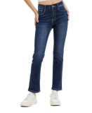 TONY BACKER Jeans Donna Pushup Effetto Snellente Pantaloni Denim Elasticizzati a Sigaretta Slim Fit VA27 (IT, Testo, S, Regular, Regular, Denim)