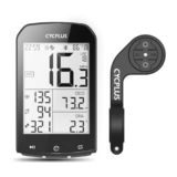 Tachimetro e contachilometri per bici da bicicletta CYCPLUS GPS impermeabile Contachilometri ANT + Wireless Ciclismo Bluetooth Compatibile con App Display LCD da 2,9 pollici con retroilluminazione
