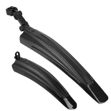 Taeku Parafango Bici Universale Regolabile Bicicletta Mudguard Set Posteriore Anteriore Biciclette per MTB Bicicletta 20-27 Pollici Ruote (Nero)