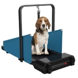 Tapis roulant per Cani, Tapis roulant per Animali Domestici, 3 programmi, Display a LED, con Telecomando, carico Massimo 80 kg, Esercizio Indoor, per Cani di Piccola/Media Taglia