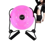 Teksome Attrezzo per torcere la Vita – Disco in Vita con 8 magneti e Perline, tavola Girevole per Addominali centrali per Esercizi, modellamento del Corpo e Dimagrimento