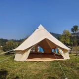 Tenda a campana Tenda Yurta mongola in tela Doppi strati Tenda Teepee Tenda da campeggio esterna Tenda per famiglie Piramidi Tenda indiana 4 stagioni