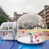 Tenda da Campeggio Gonfiabile per Esterni a Cupola, Tenda da Campeggio Gonfiabile in PVC con Canale Party/Vacanze/Campeggio, Festa di Compleanno di Nozze, Palloncini a Cupola,4M