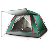Tenda da campeggio automatica pop up impermeabile per esterni, portatile, tenda da campeggio per 4-6 persone, 2 colori, 2 misure